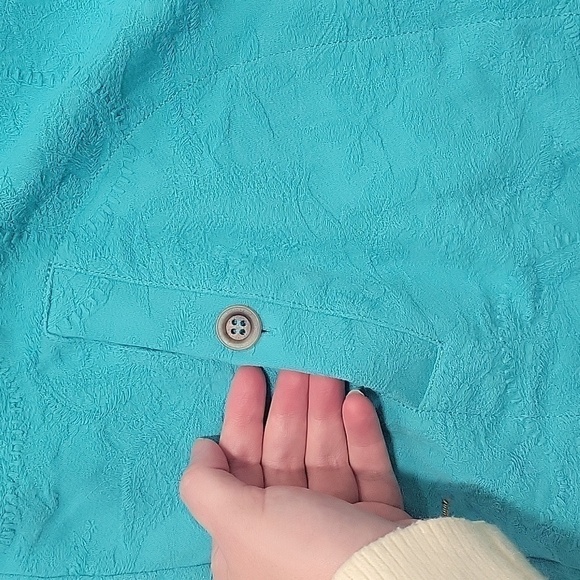 Soft Surroundings Forsythia Paisley Jacquard Hooded Pullover-Size Large - Picture 7 of 16